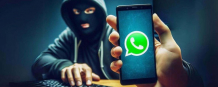 Ciberdelincunetes que utilizan videollamadas para robar credenciales bancarias en WhatsApp.