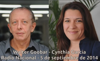 CYNTHIA GARCÍA, WALTER GOOBAR Y EL "MONTAJE" QUE NO FUE