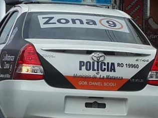 LA POLICÍA DE LA MATANZA HACE PROPAGANDA AL GOBERNADOR