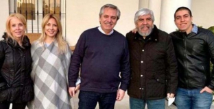Polémica por la foto del presidente junto a Hugo Moyano en Olivos