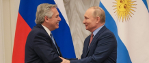 “Tenemos que ver el modo en que Argentina se convierta en una puerta de entrada para que Rusia ingrese a América Latina de un modo más decidido”.