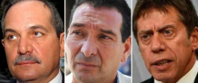 Rodolfo Burgos, José Alperovich y Ricardo Bussi encarnan la impunidad con la que los dotaría el Poder Judicial.