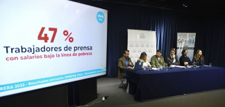 El Sindicato de Prensa de Buenos Aires realizó una conferencia en la Cámara de Diputados en el que se destacó que hay "salarios por debajo de la línea de la pobreza y por fuera de los convenios colectivos". 
