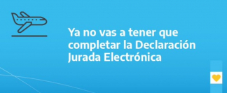 Así lo anunció la directora nacional de Migraciones, Florencia Carignano a través de Twitter.  En tanto, desde Migraciones se indicó que seguirá siendo necesario presentar la declaración jurada electrónica en entrar al país.