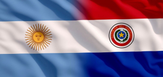 Paraguay versus Argentina. 