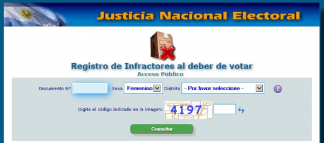 Recordar que el sitio oficial para pagar las multas y justificar ausencia en la votación es www.infractores.padron.gov.ar