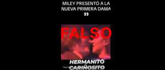 Circula en redes sociales un video en el que Javier Milei supuestamente besa en la boca a su hermana, Karina Milei, en un escenario.